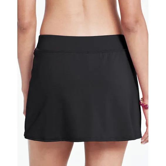 Solid Bottom Swimdress Safety Panty Swimsuit Women High Waist Bikini Bottom Vintage Swimwear Skirt Tankini Plus Size 3