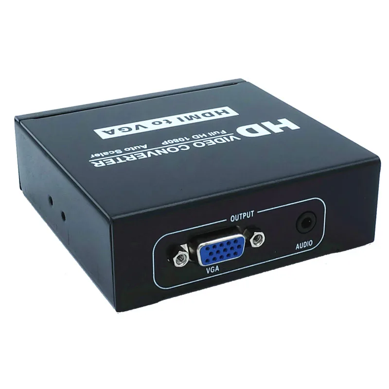 Адаптер HDMI VGA для мужчин и женщин HD 1080P Аудио кабель конвертер ПК ТВ приставка