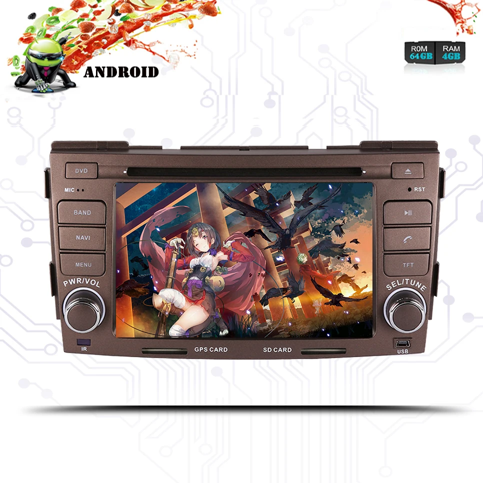 Android9.0 4G RAM 64G ROM для Hyundai Sonata 2008 2010 стерео автомобильное радио Аудио Видео DVD плеер