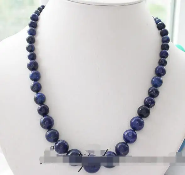 

song voge gem nanJ1662 blue nature round Lapis Lazuli tower NECKLACE