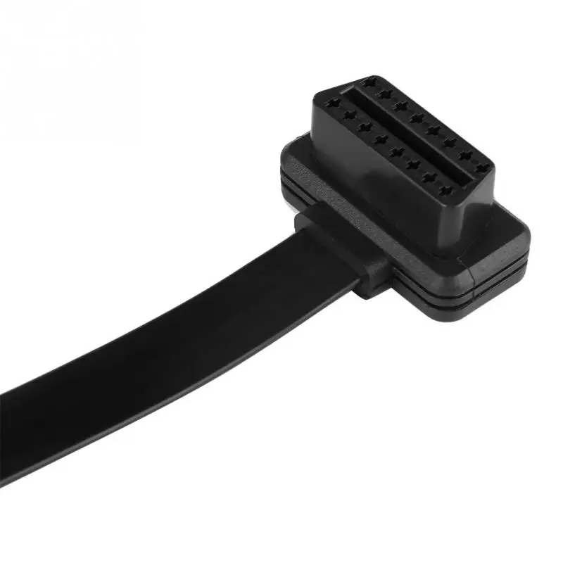16 контактный разъем для Женский OBD2 Удлинительный Кабель В комплект поставки входит адаптер с переключателем ВКЛ/ВЫКЛ