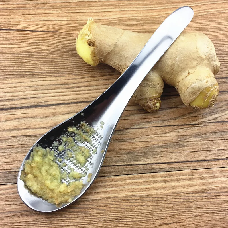 

2018 New Stainless Steel Garlic Press Grinding Slicer Mincer Metal Multi Ginger Crusher Chopper Cutter Kitchen Accessories tool