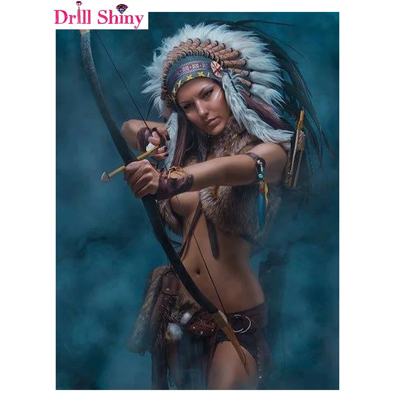 

2017 Full Square Diamond 5D DIY Diamond Painting Indian sexy Girl Embroidery Cross Stitch Rhinestone Mosaic Painting