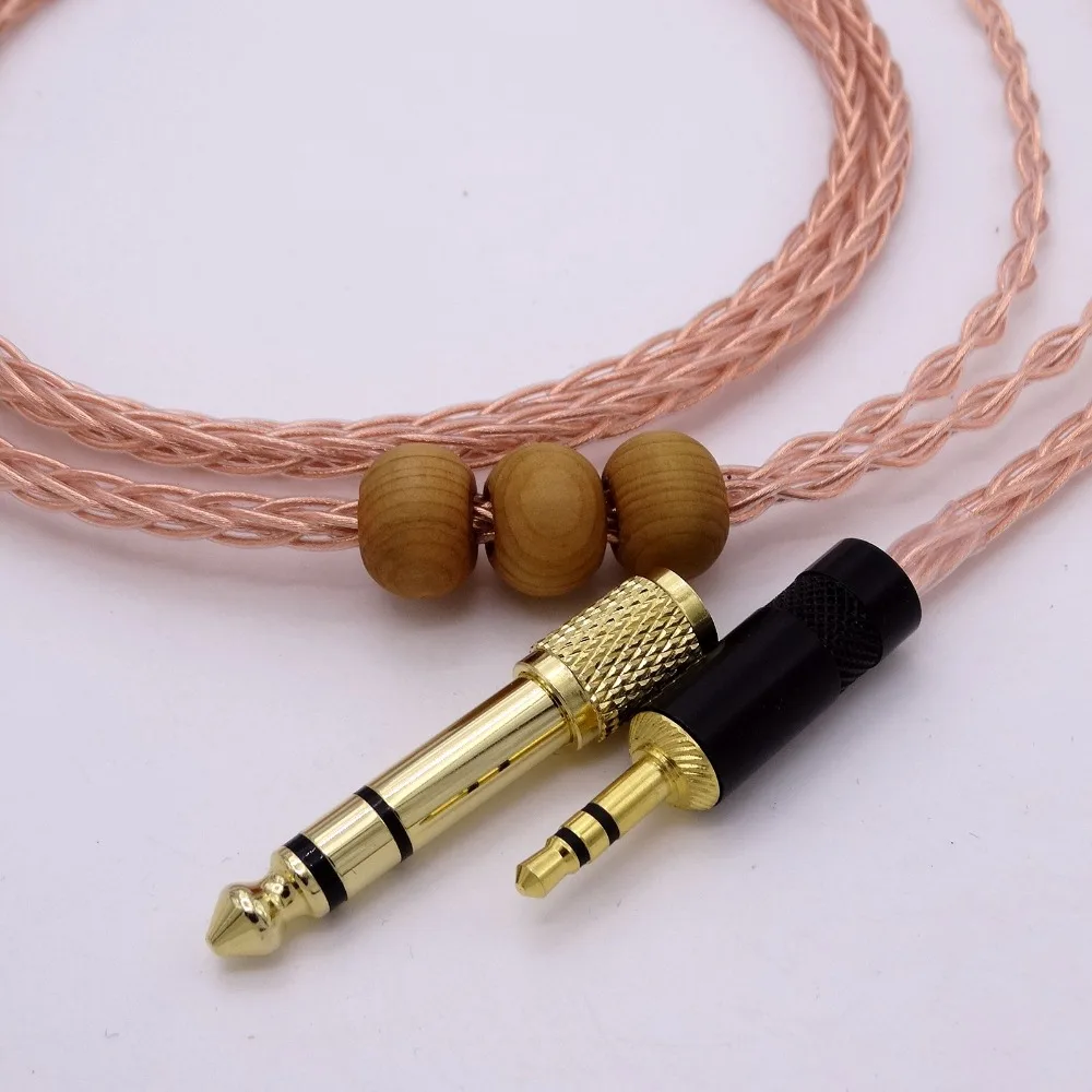 1,8 м кабель Hi-Fi кабель для наушников Hi-End 8 ядер 5N OCC для Hifman HE1000 HE400S He400i HE-X HE560 Oppo PM-1 PM-2