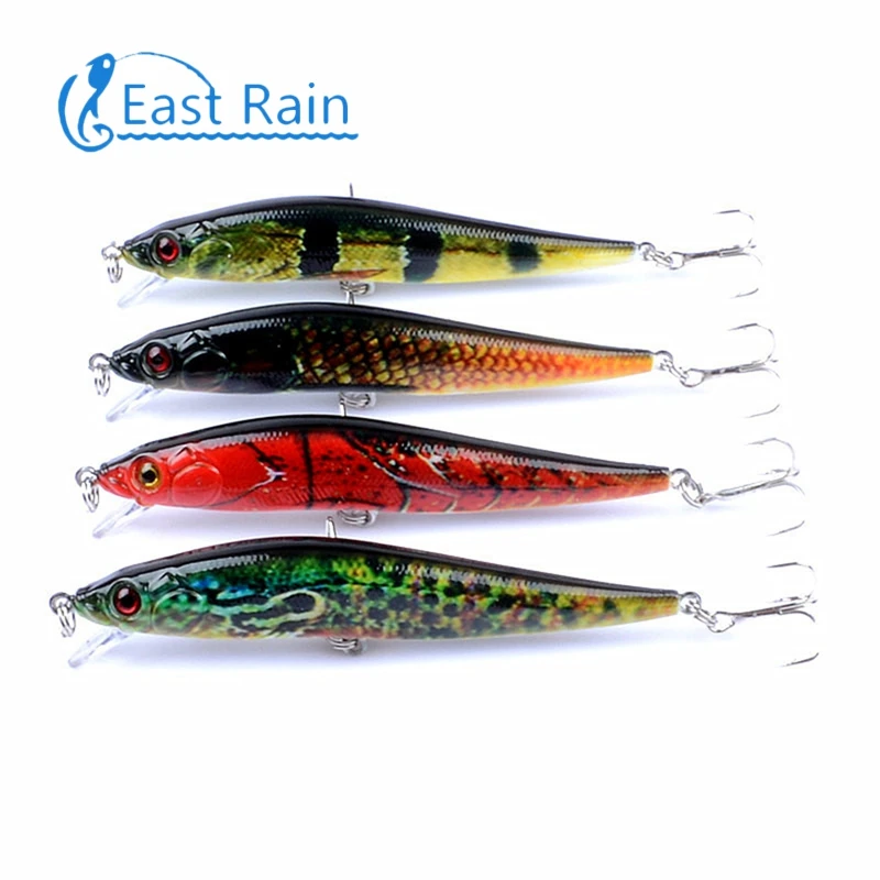 East Rain Minnow bait for Bass Fishing Sinking lure Fishing Hard Baits 