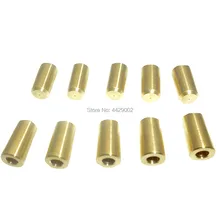 

1/2/5/10pcs 3.17mm Motor Shaft Brass Mini Electric Motor Shaft Coupling Connector Clamp Drill Chuck for 0.3mm-4mm JTO Drill