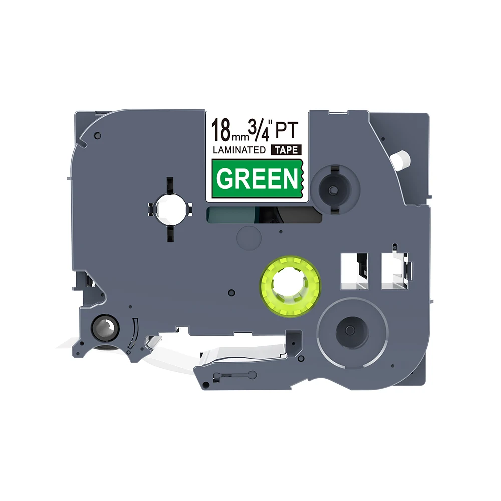 

1PCS PUTY 18mm White on Green TZe-745 tz745 TZ-745 label tapes compatible for PT300 350 520 750 P700 D600 P-Touch label printers
