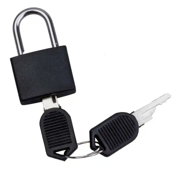 Hot sale Best Price New Black Small Mini Strong Steel Padlock Travel