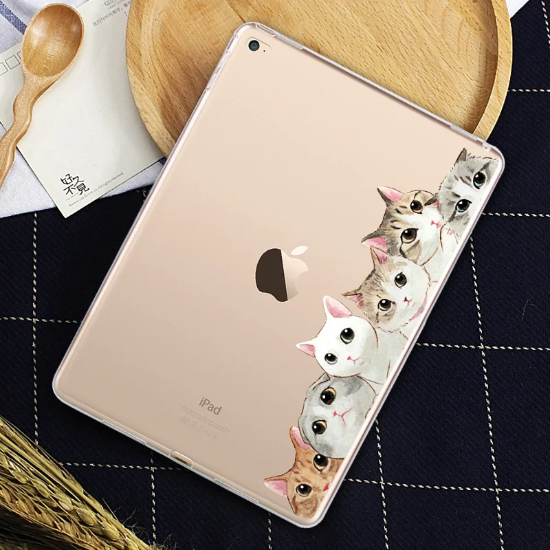 Защитный силиконовый чехол для iPad, 9,7 дюймов, качественный пудинг, противоскользящий Мягкий защитный чехол для iPad /9,7 дюймов