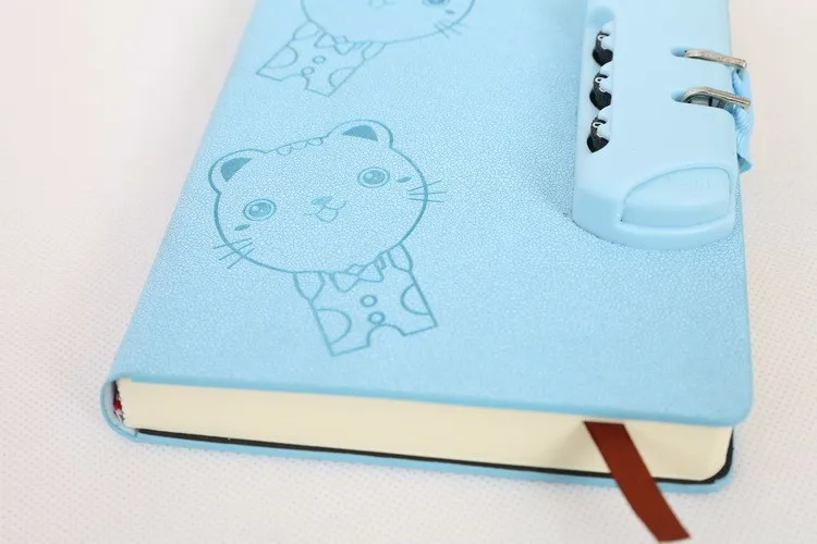 Дневник с замком filofax Kawaii порядок дня Блокировка журнал личный nootbook dokibook notebooks cuaderno papelaria criativa ежедневник