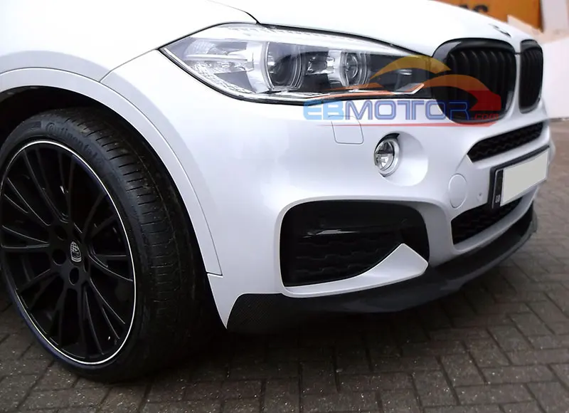 Real Carbon Fiber Front Lip Spoiler For BMW F16 X6 M-Sport