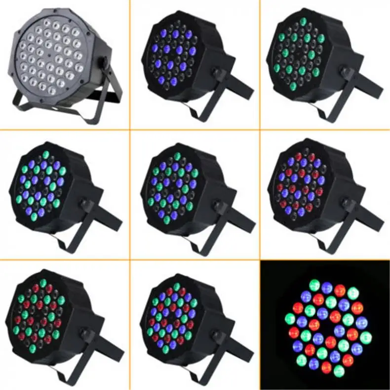 Профессиональный светодиодный хрустальный магический шар Par 36 RGB Светодиодный DMX сценический светильник с эффектом бар светильник ing Show стробоскоп DJ Disco вечерние KTV светильник