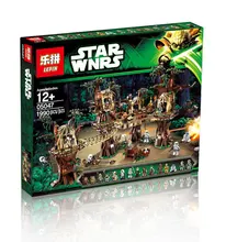 2016 LEPIN 05047 1990Pcs Star Wars Ewok Village Model Building Kits Minifigure Blocks Bricks Compatible Children Toys Gift 10236
