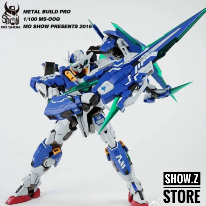 

[Show.Z Store] MoShow Gundam MS-00Q Metal Build Pro GNT-0000 Quanta MSIB Mo Show Action Figure