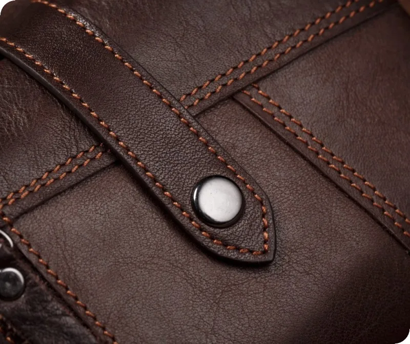 Portefeuille Vintage En Cuir pour Homme