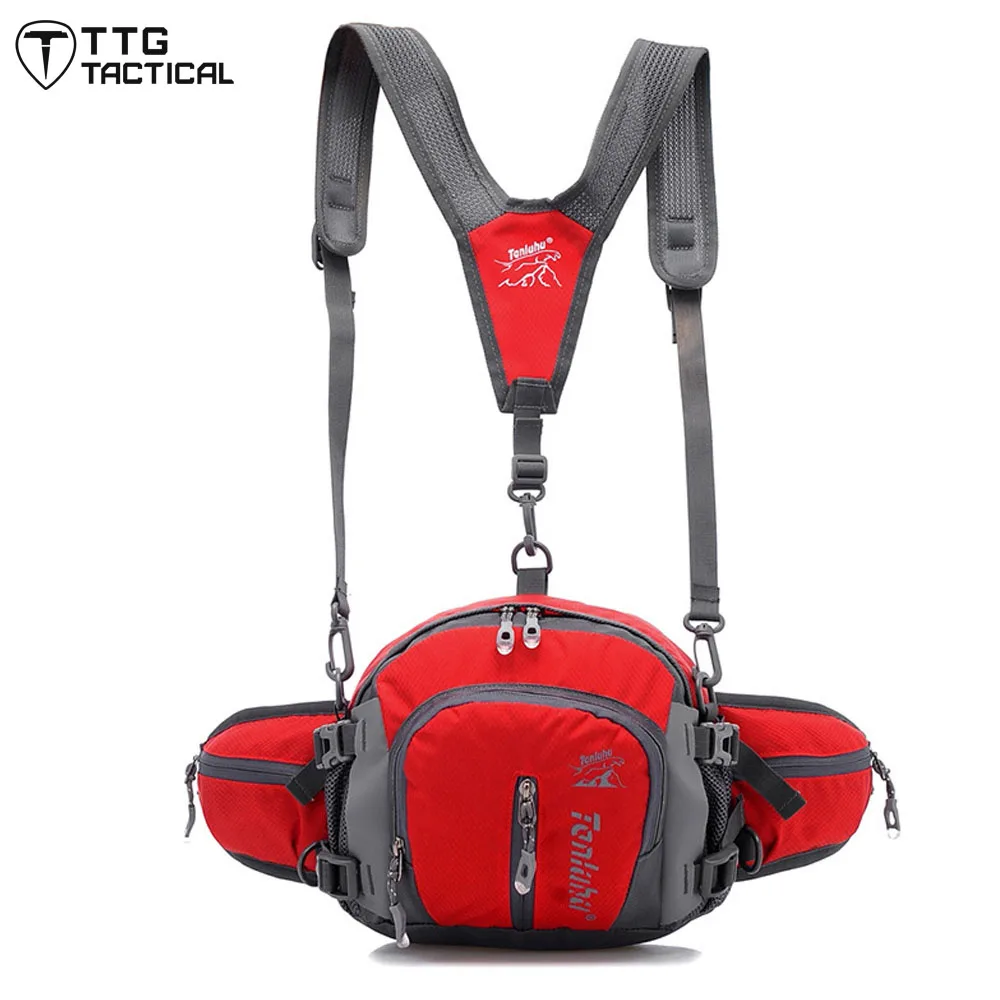 Waterproof Multifunction Waist Bag Water Bottle Bag Unisex Shoulder