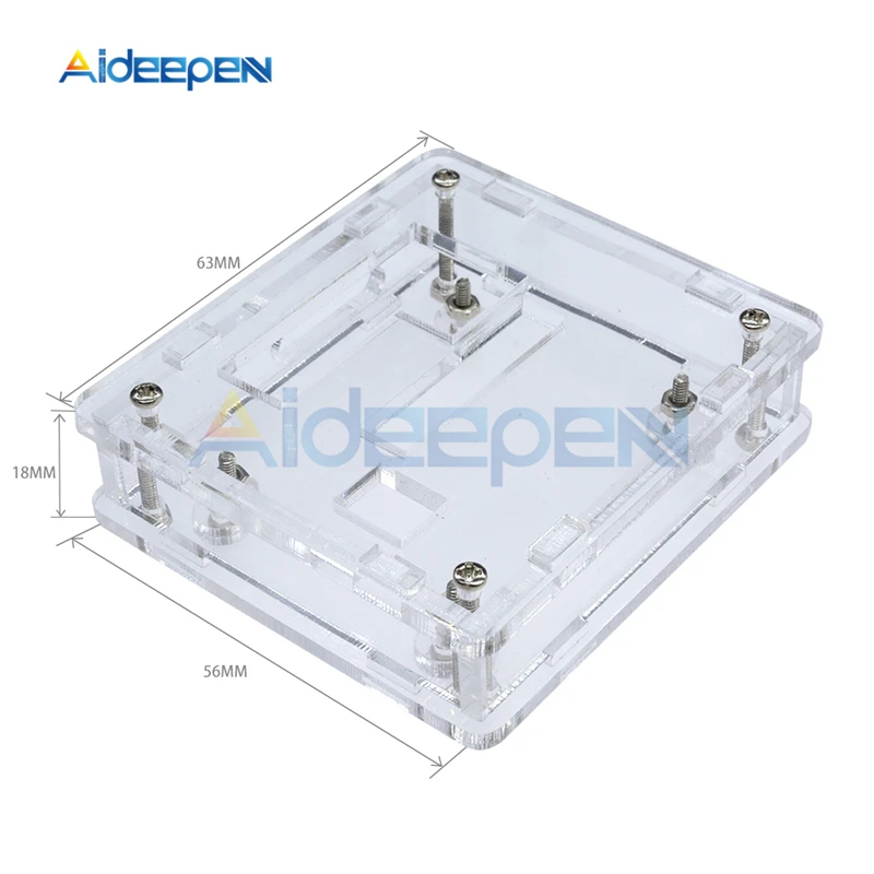 

W1209 Case Enclosure Transparent Acrylic Box Clear Cover For W1209 Digital Thermometer thermo controller Protection Cover