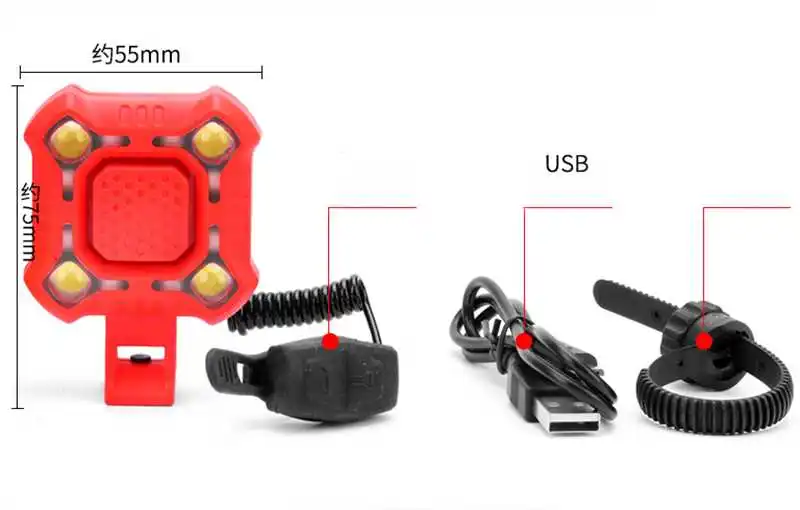 Водонепроницаемый 2 в 1 велосипедный Рог+ светильник до 120 дБ USB зарядка MTB дорожный велосипед передний руль электронный Рог лампа велосипедный звонок кольцо