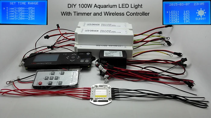 100w Lumia 5 1 Diy Aquarium Led Light Sunrise Sunset Dimmable Led Light Sunrise Sunset Dimmable