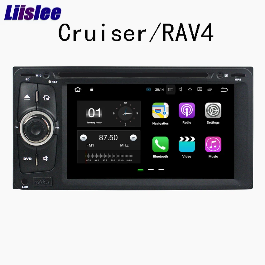Top Liislee For Toyota Land Cruiser/RAV4 2006~2010 Android Car Navigation GPS Audio Video Stereo HD Touch Screen Multimedia Player 0