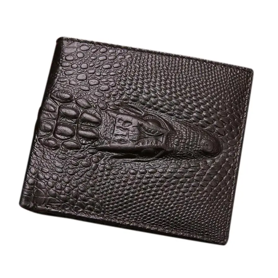 

Men's Short Wallet Men Leather Credit/ID Card Holder Billfold Purse 2016 Fashion Wallet carteras mujer sacoche homme #25