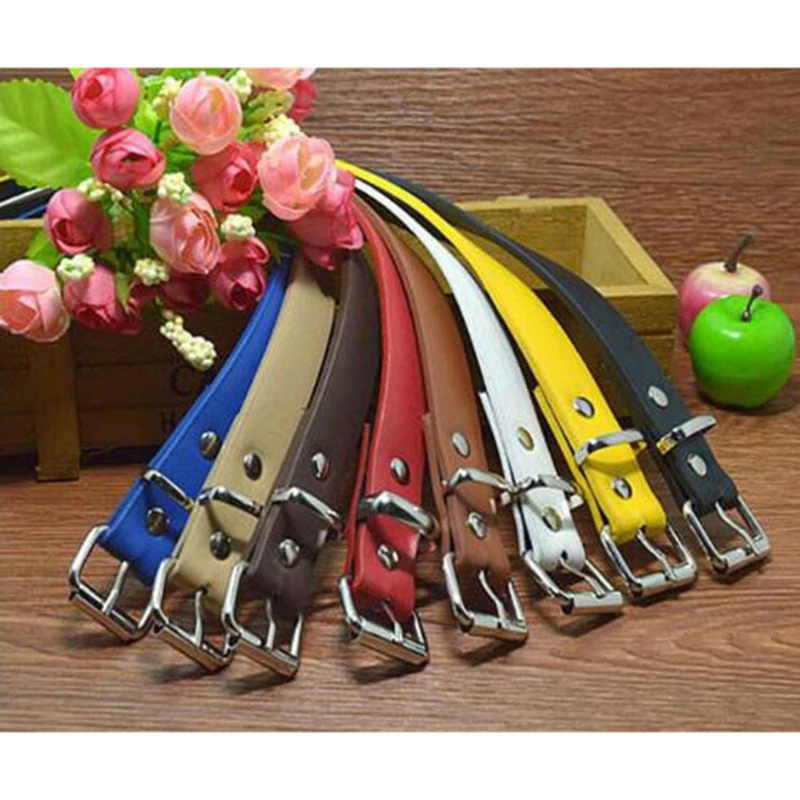 

2018 Candy Kids Boys Girls Belt Child Waistband Classic Color Leisure Waist Strap Children PU leather Belts