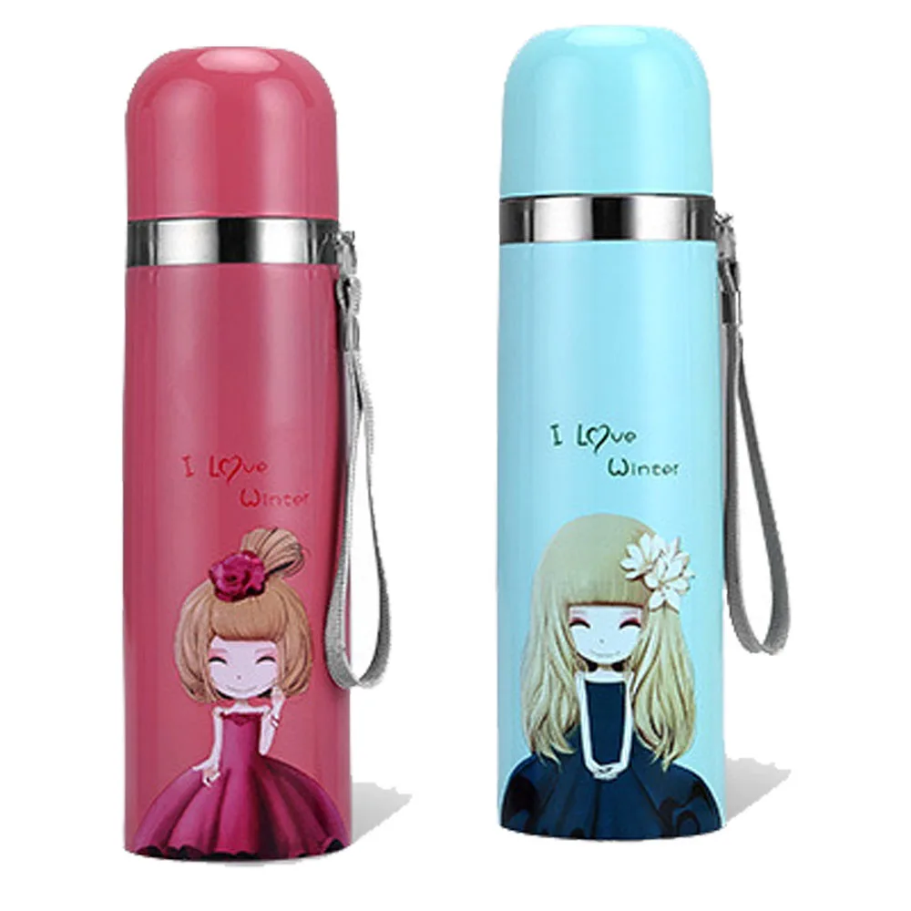 Vacuum Cup stainless steel Belly Cup Cartoon design 500ml Hot Thermos