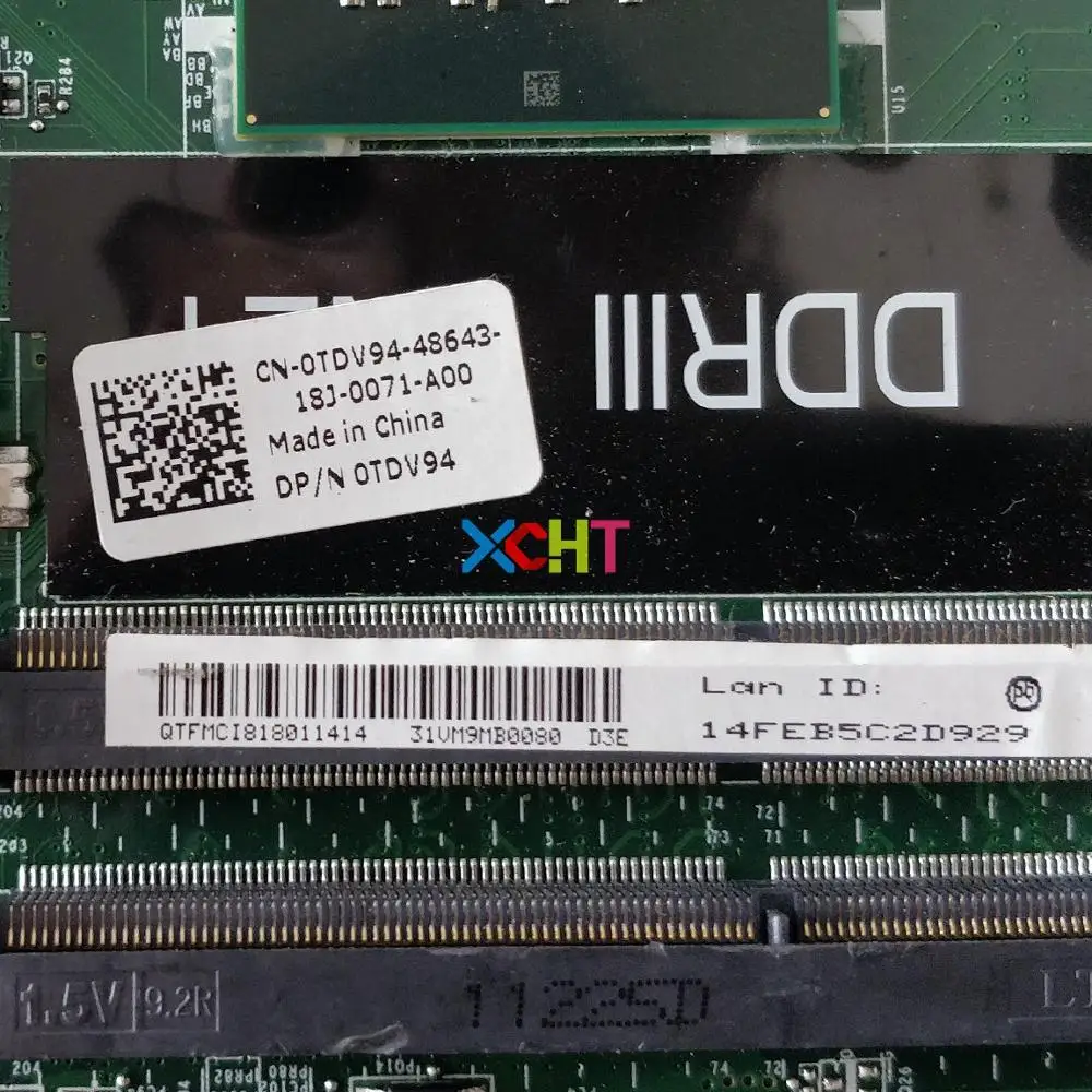 TDV94 0TDV94 CN-0TDV94 DAVM9NMB6D0 для Dell Vostro 1015 V1015 ноутбук ПК материнская плата
