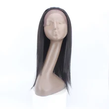 Прямые синтетические парики 1,5*13,5 кружева спереди прямые синтетические парики высокотемпературные тканевые крылья для черных женщин