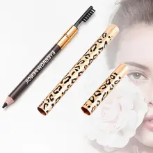 Долговечностью макияж карандаш для бровей Водонепроницаемый мелко с двумя головками для бровей карандаш со щеточкой Красота косметический свет Кофе цвет