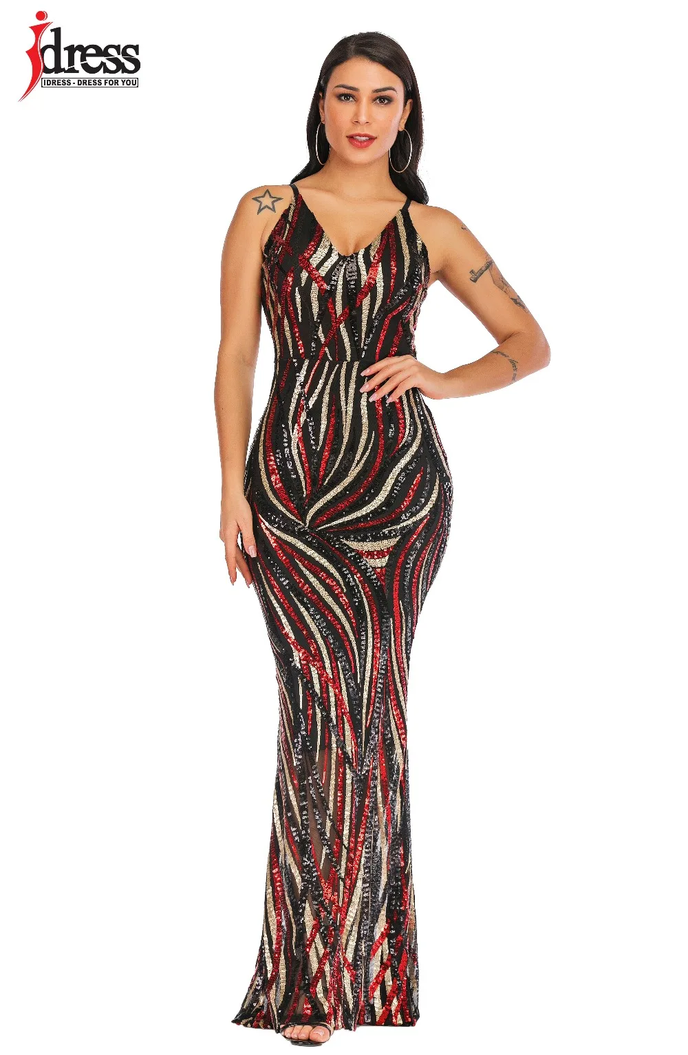 SEQUIN MAXI DRESS (2)
