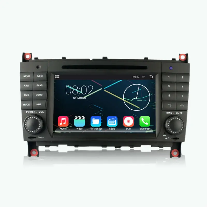 7'' Car Video Player GPS Navigator Multimedia System With Capacitive