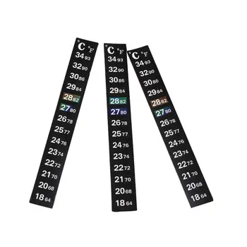 

Adhesive Dual Scale Aquarium Fish Tank Thermometer Liquid Thermometer Temperature Sticker Digital LCD Display