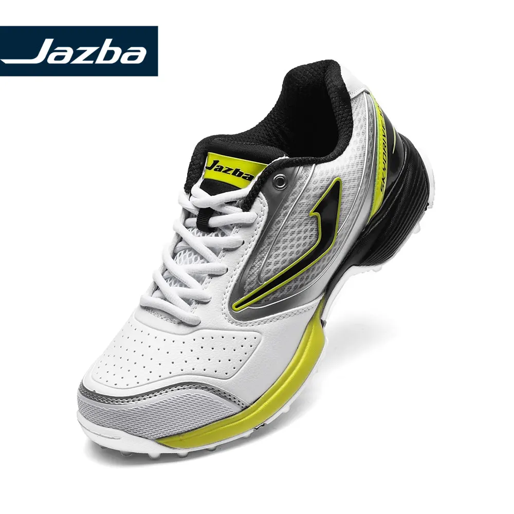 

Jazba SKYDRIVE 100 Men's Cricket Rubber Cleats Professional Rubber Spikes Sneakers Cushioning Outdoor Training Shoes