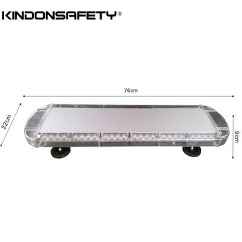 

Free shipping! 3W LED Warning Lightbar strobe truck light bar 12V or 24V, 76cm 30inch , 60pcs LEDs 180W in total