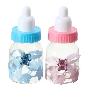 

12 Pcs Party Favors Candy Box Bottle Baby Shower Baptism Christening Birthday Gift Event Party Supplies