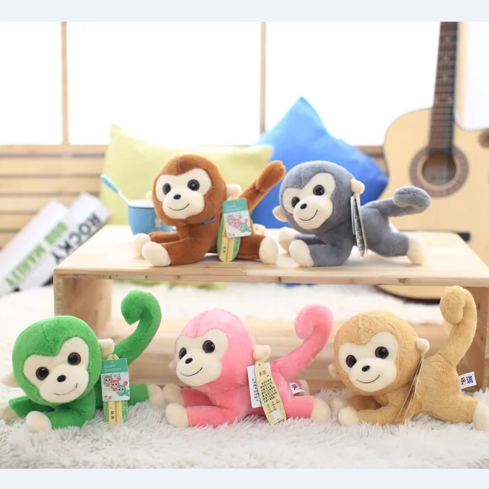 BSTAOFY дропшиппинг 1 шт. 20 см Новое поступление милые куклы Happy monkey мягкие плюшевые