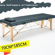185 см* 70 см кровать+ покрывало+ квадратная подушка, спа тату Красота Мебель портативная складная Массажная кровать лицевой стол для массажного салона