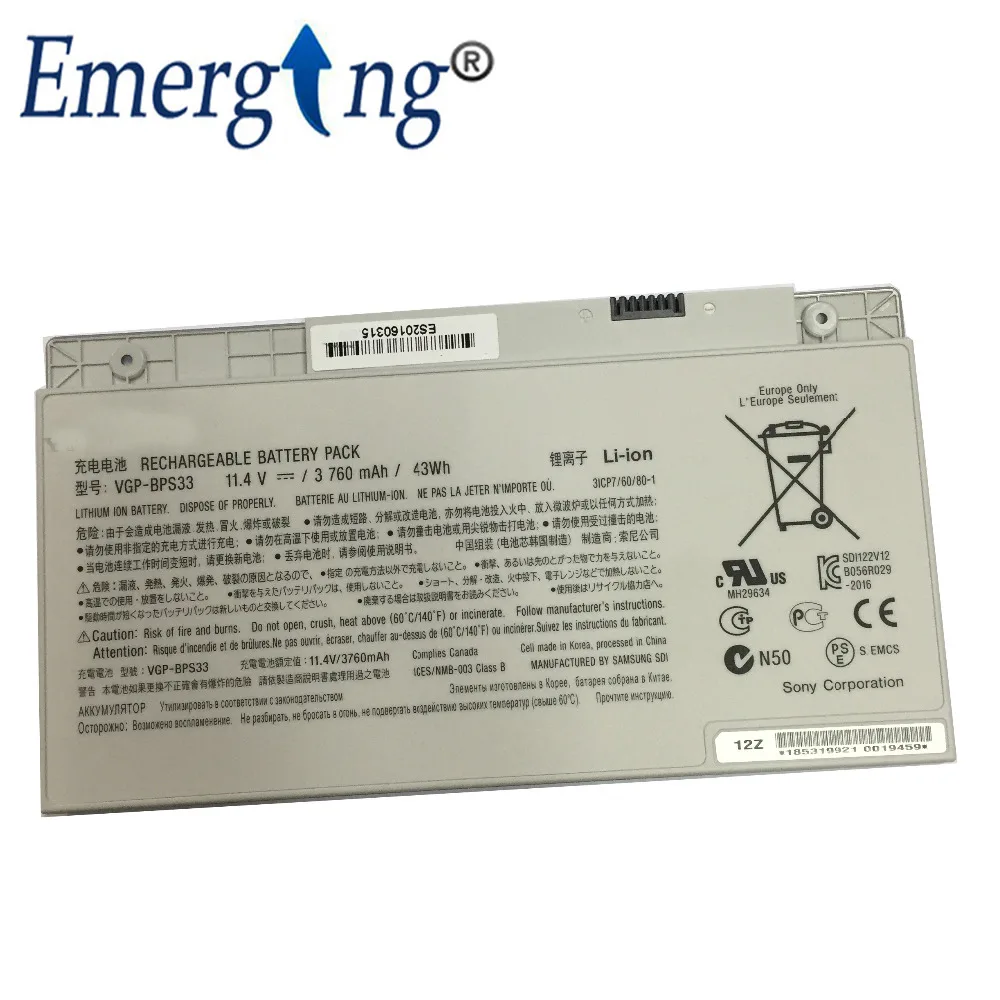 11 4 в 43WH новая Оригинальная батарея для ноутбука SONY VGP BPS33 VAIO SVT 14 T14 T15 сенсорные