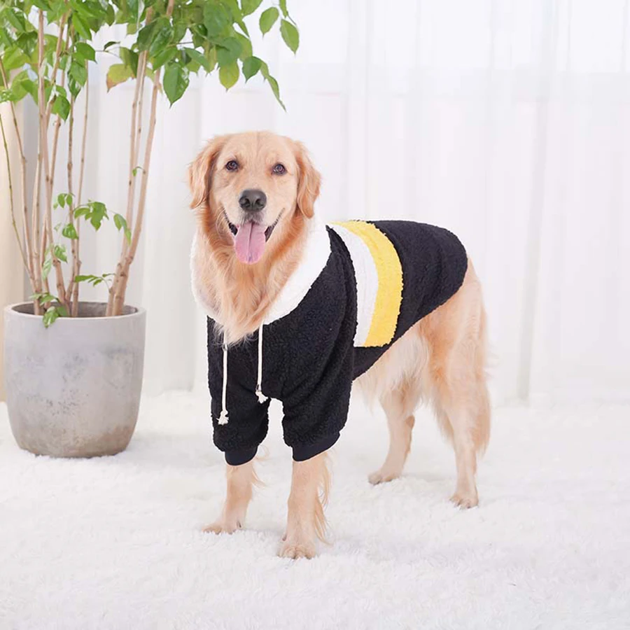 

Dog Clothes Large Size Dogs Autumn Winter Golden Retriever Clothes Labrador Medium Dog Costume Disfraz Perro Pet Hoodie 50WY021