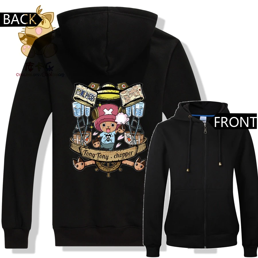 人気アニメワンピースパーカーラブリーキャラクタートニートニー チョッパーパーカーac262 One Piece Hoodie One Piece Anime Hoodiehoodie One Piece Aliexpress