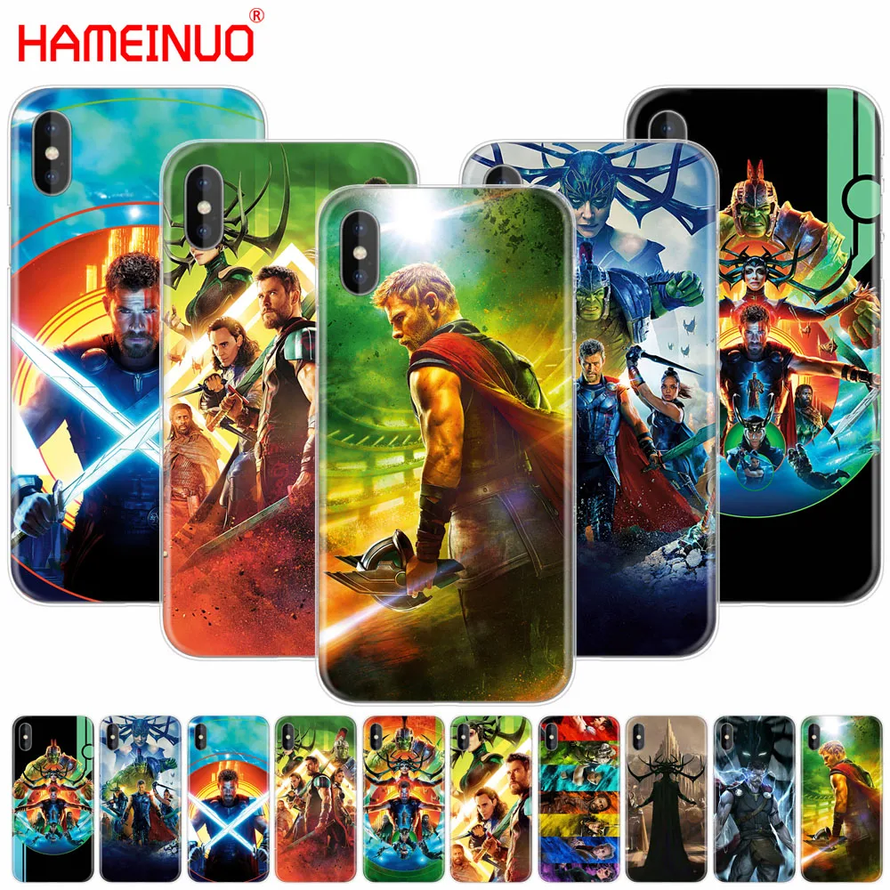 

HAMEINUO Thor Ragnarok Concept Marvel Comics cell phone Cover case for iphone X 8 7 6 4 4s 5 5s SE 5c 6s plus