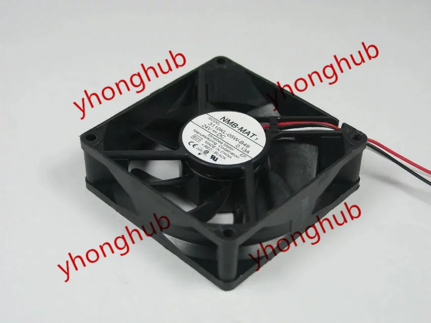 

NMB-MAT 3110KL-05W-B49 E01 DC 24V 0.13A 80x80x25mm Server Cooling Fan