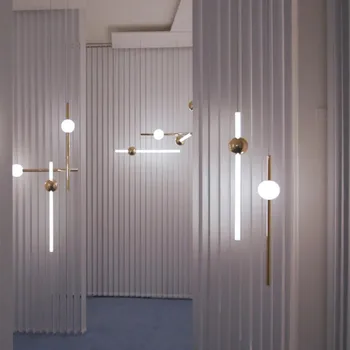 

LED Pendant Light Modern Gold Metal Glass Molecular Milk White Suspension Lamp For Parlor Study Room Pendant Home light PA0202
