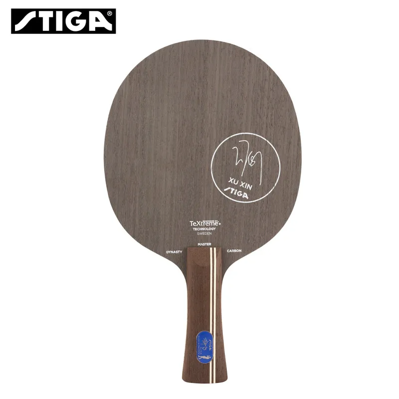 Stiga наивысшего качества лучшее настольное теннисное лезвие Carbon Dynasty Xu Xin используется ракетка для пинг-понга держатель