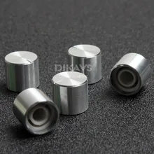 5pcs High Quality Knob 15*13mm Round Shaft Audio Knob Potentiometer Knob – Silver