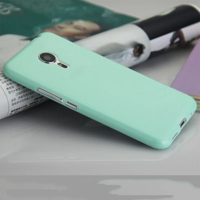 

Meizu PRO 5 soft case Anti-knock silicone TPU Fresh Solid color colorful cover 5.7" pro5