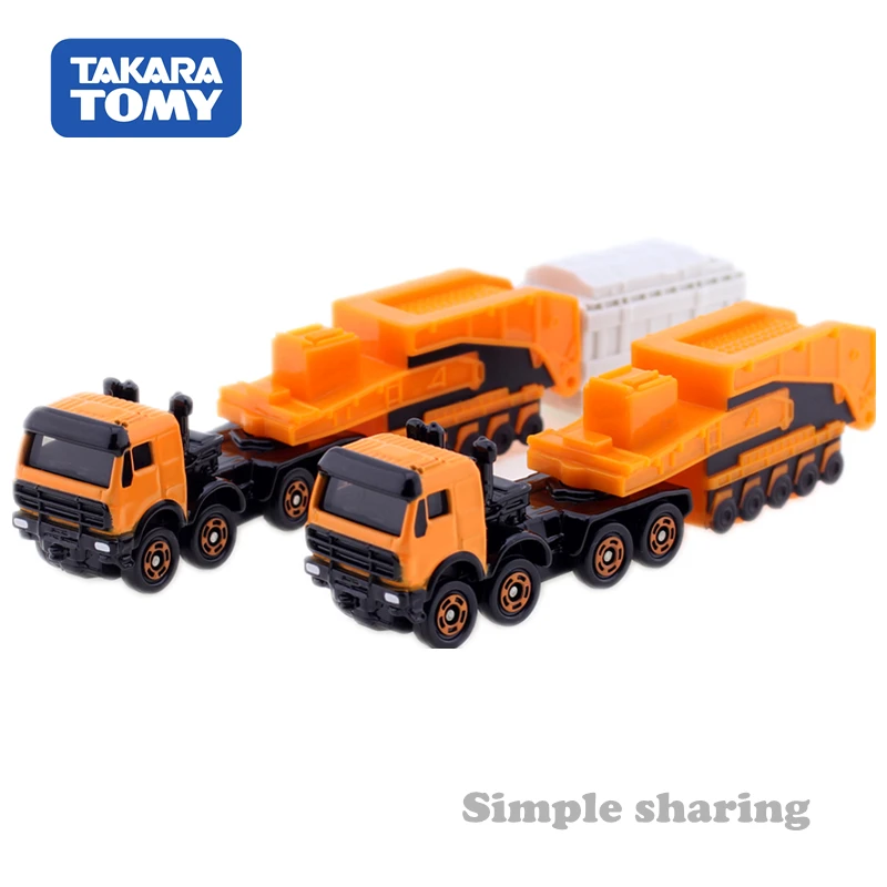 Автомобильный прицеп Tomica No.127 Mercedes Benz 4850 тип 240 металлический литый Takara Tomy
