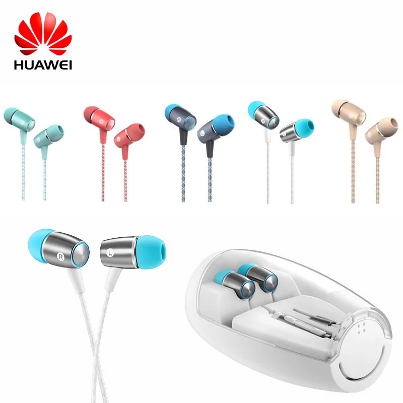 Оригинальный huawei Honor двигателя наушники AM12 плюс с микрофоном три клавиши привод