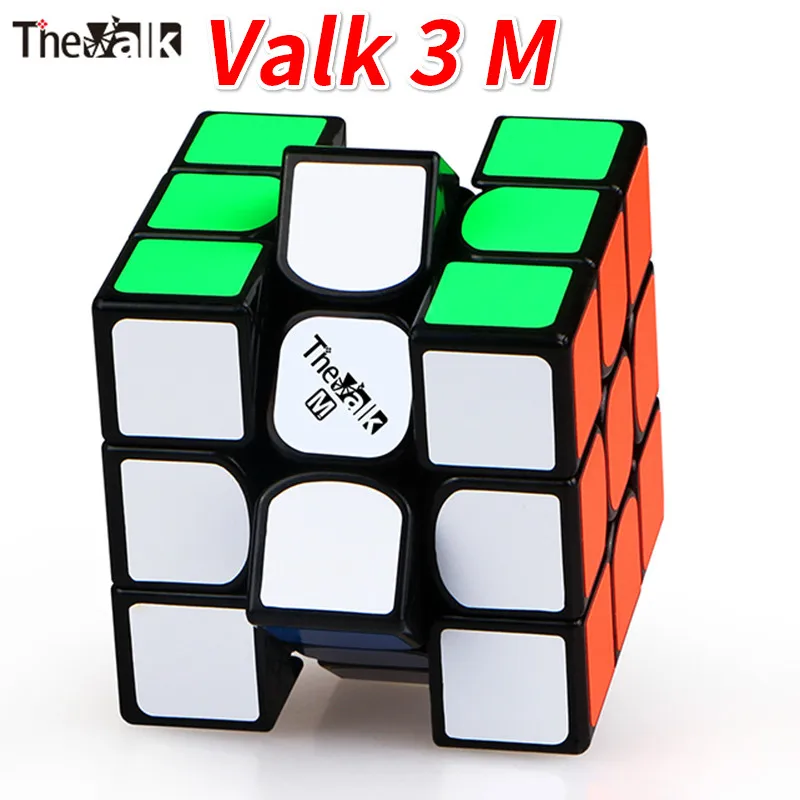 Новейший Qiyi Mofangge Valk3 M 3x3x3 Магнитный магический куб 3 слоя скоростной куб Valk 3 M Cubo Magico профессиональные игрушки для детей